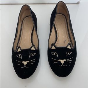 Charlotte Olympia classic Kitty flats